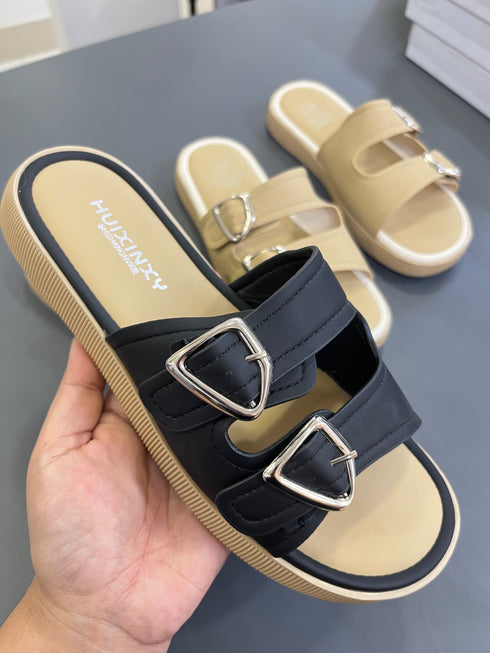 Double Adjustable Straps Slider